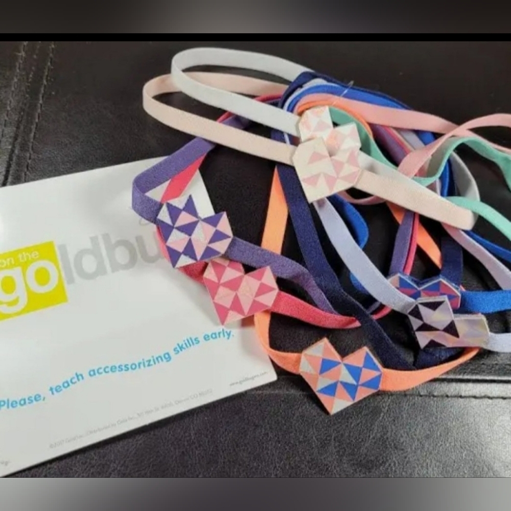 Gold‎ Bug 10 pack of headbands ages 4+ Geometric Hearts